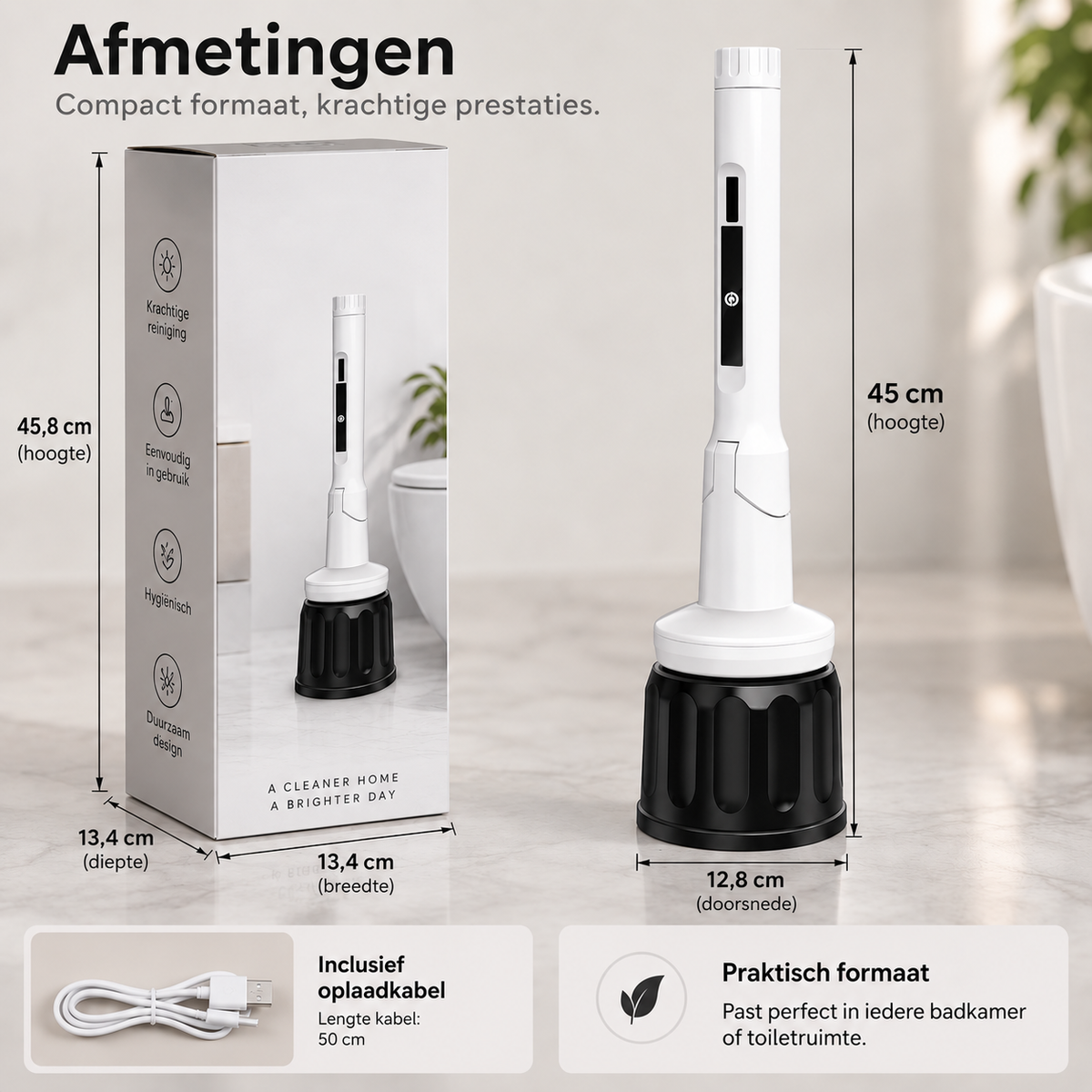 Clenora™ Elektrische Reinigingsborstel