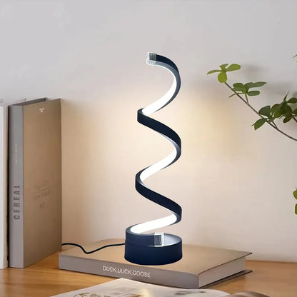 Spiral Bedside Lamp
