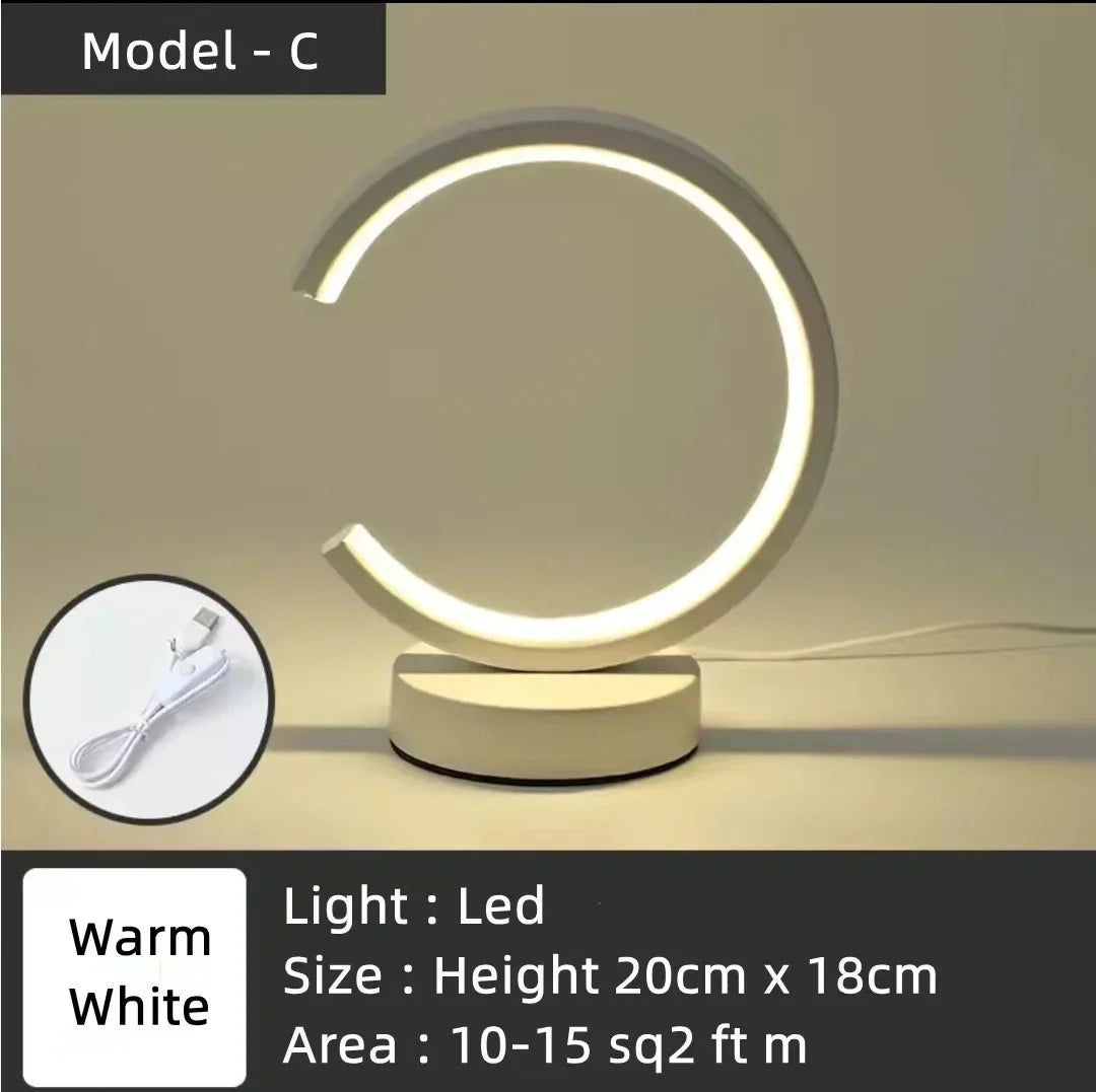 Circular Table Lamp