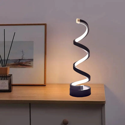 Spiral Bedside Lamp
