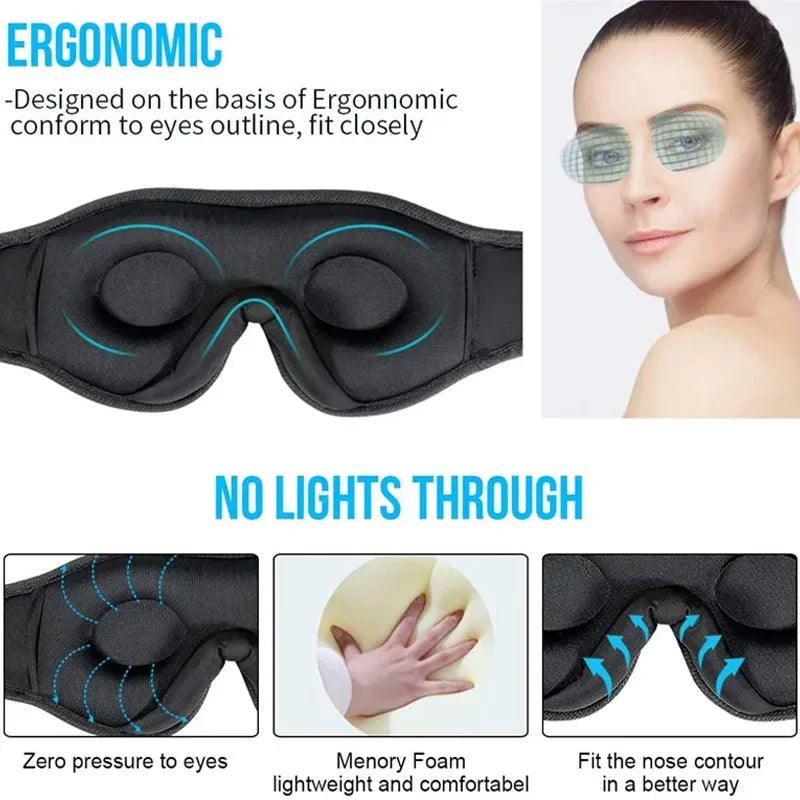 DreamWave™ – Luxe Bluetooth Slaapmasker