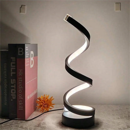 Spiral Bedside Lamp