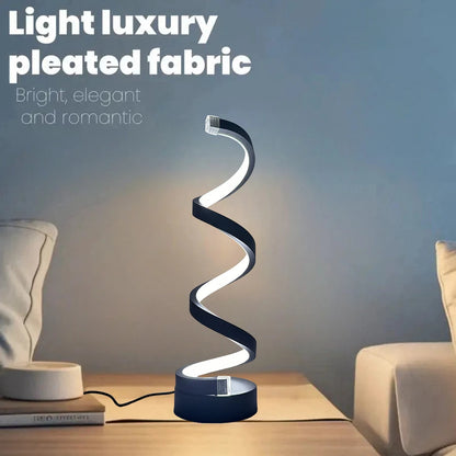 Spiral Bedside Lamp