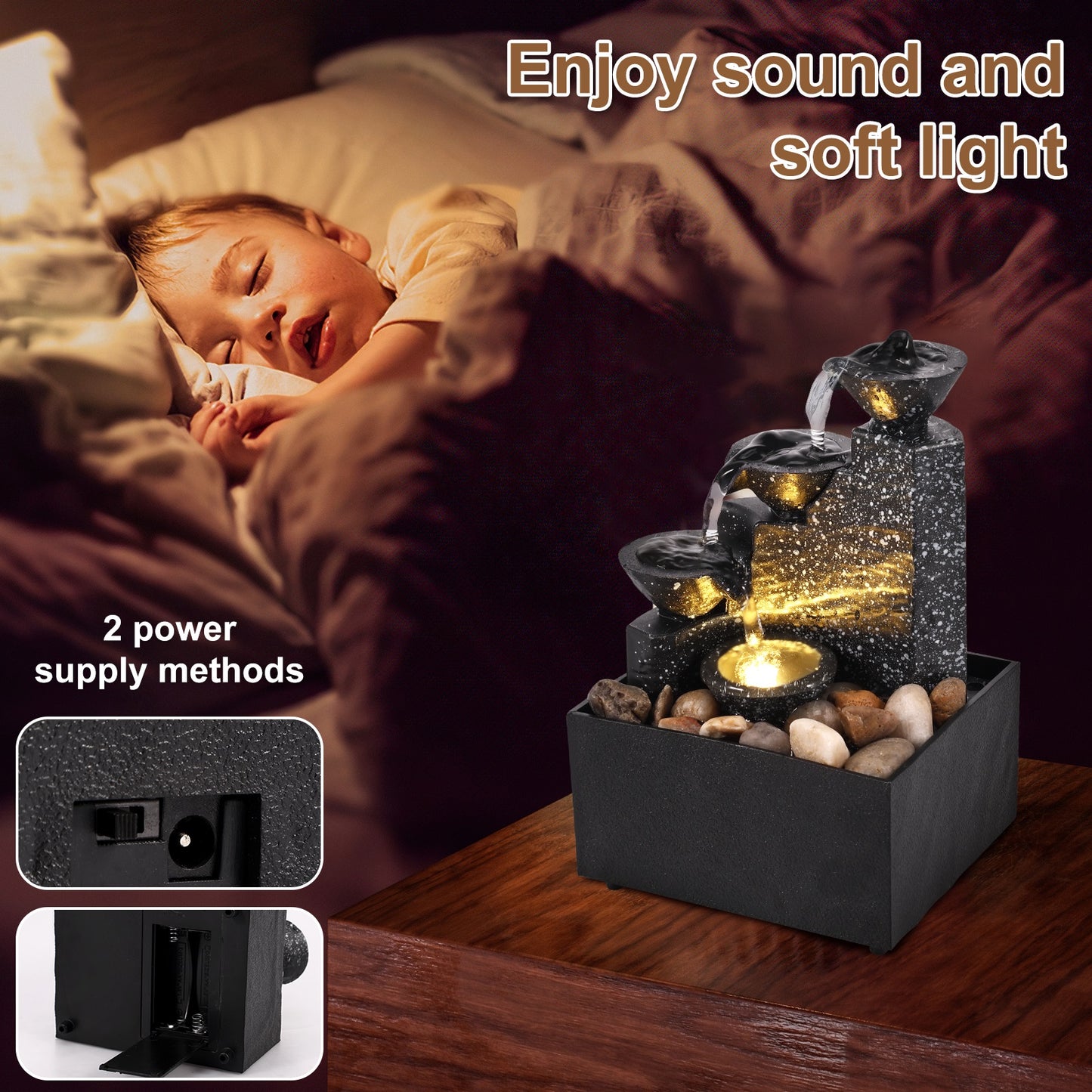 Table Waterfall Decor