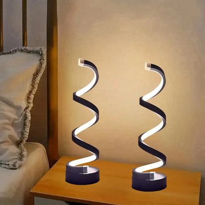 Spiral Bedside Lamp
