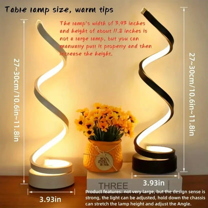 Spiral Bedside Lamp